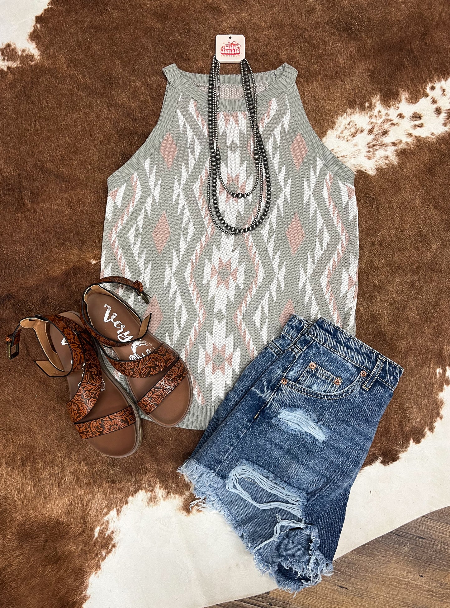 Aztec Sweater Tank