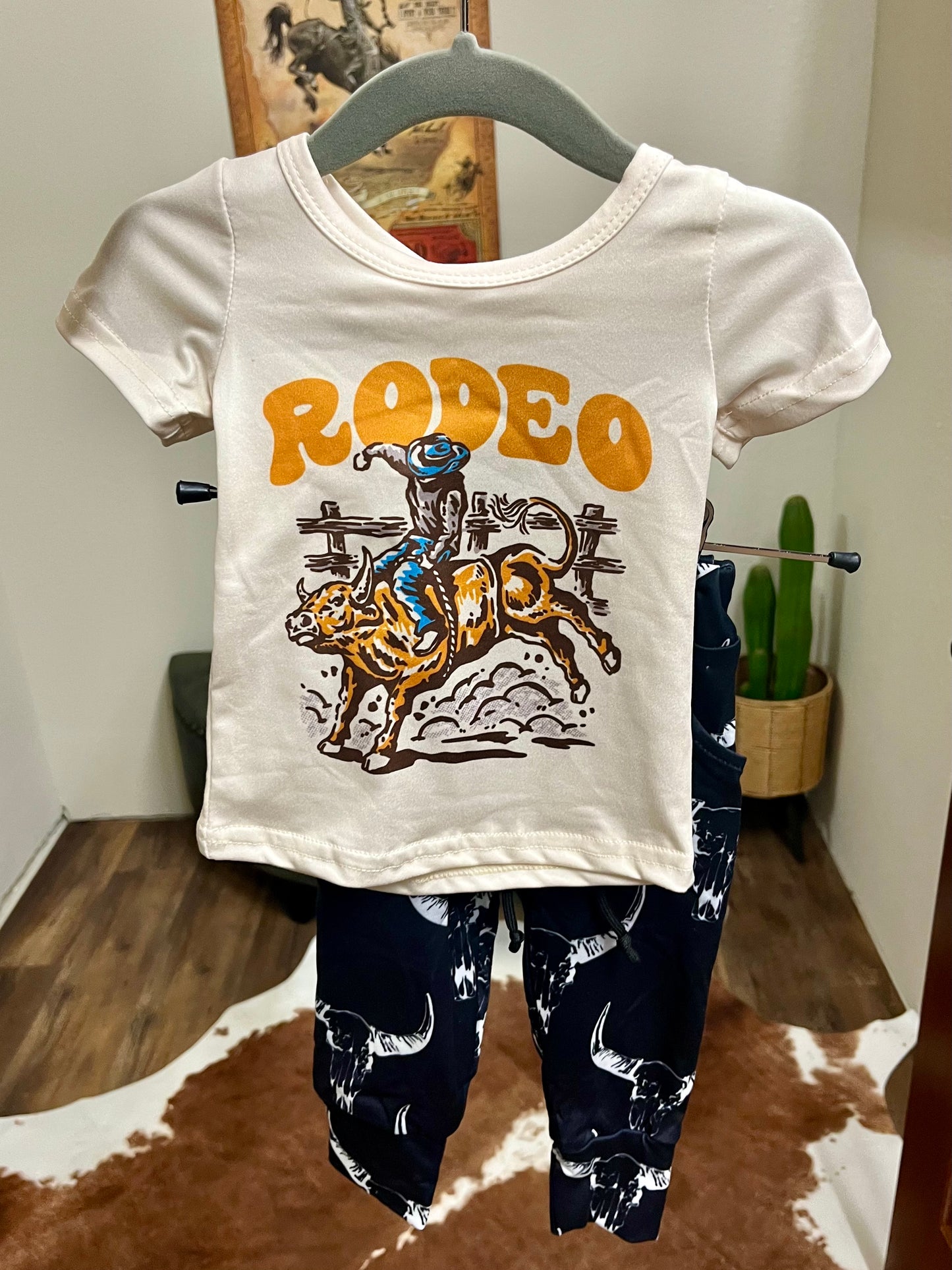Rodeo Top/Cow Pant Set