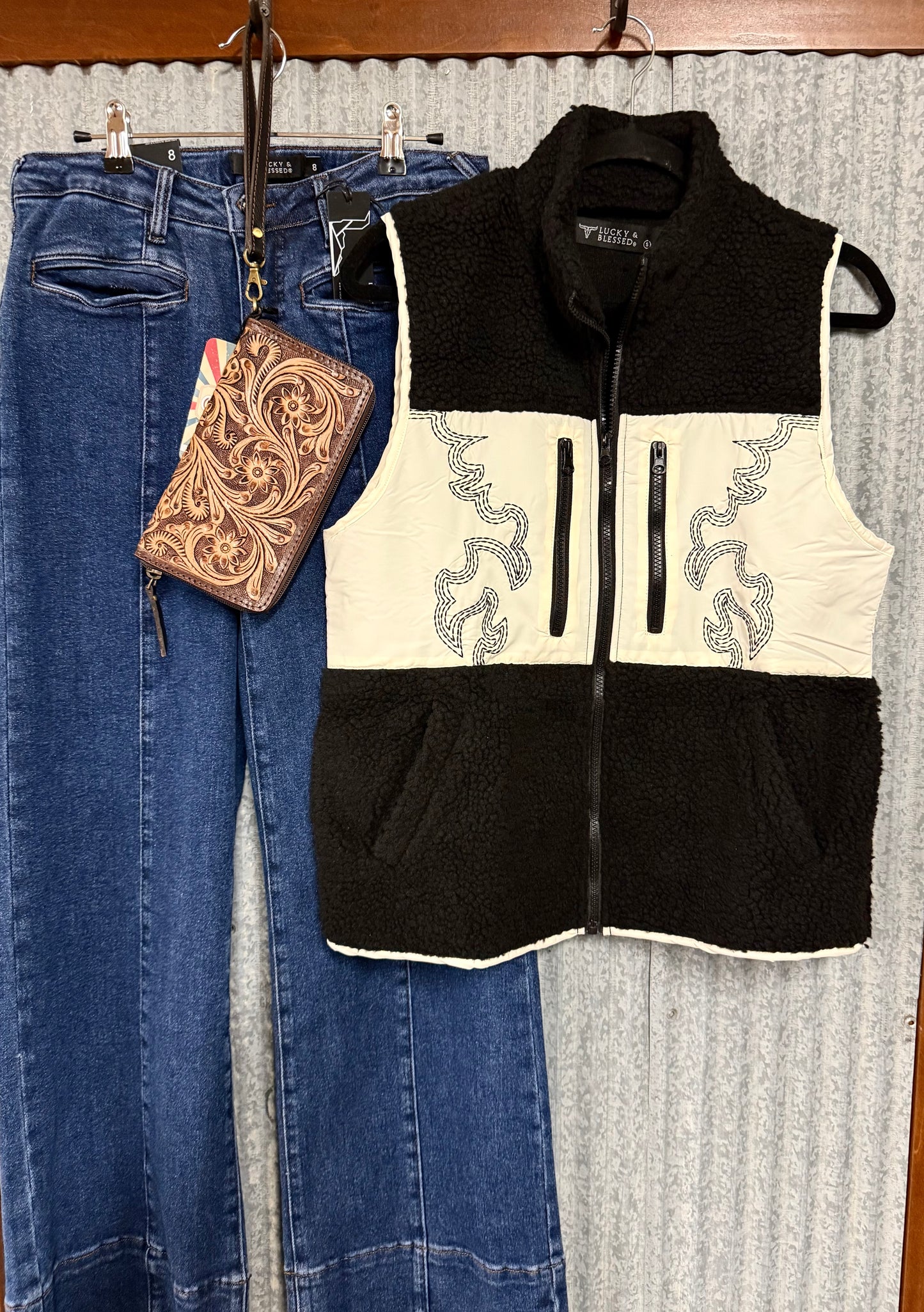 Sherpa Boot Stitch Vest