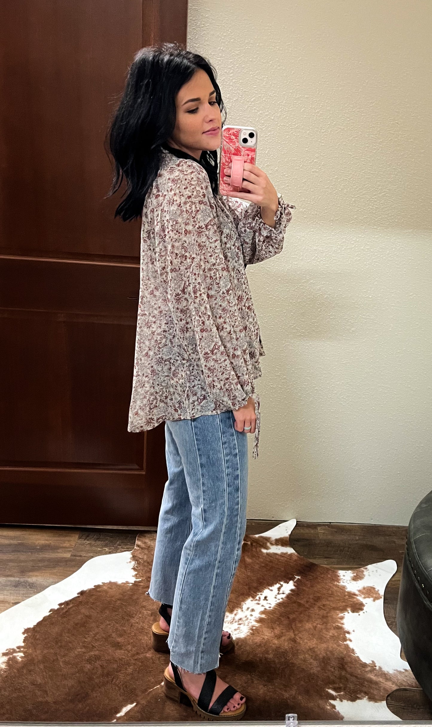 Paisley Print Blouse