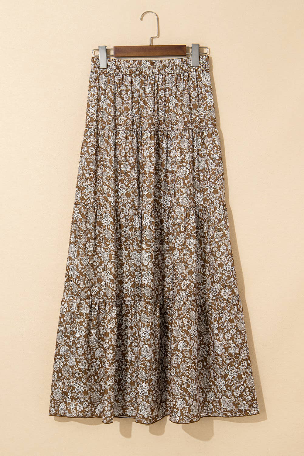 Western Floral Maxi Skirt
