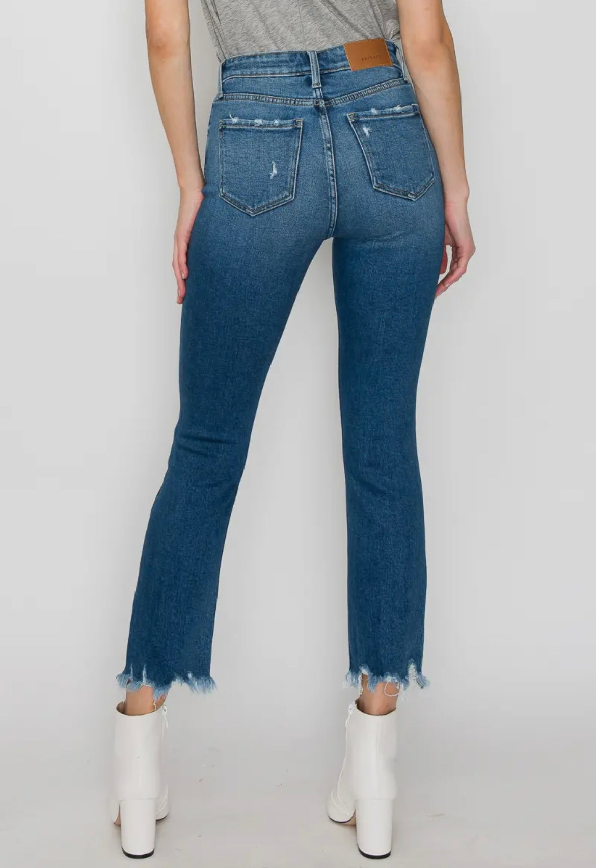 Ankle Slim Straight Jeans
