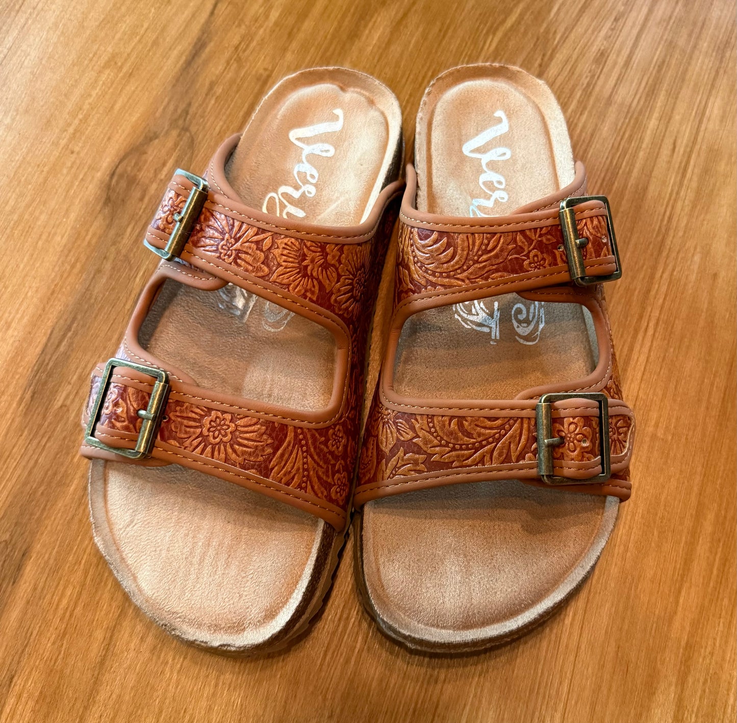 Slip On Sandal-rust