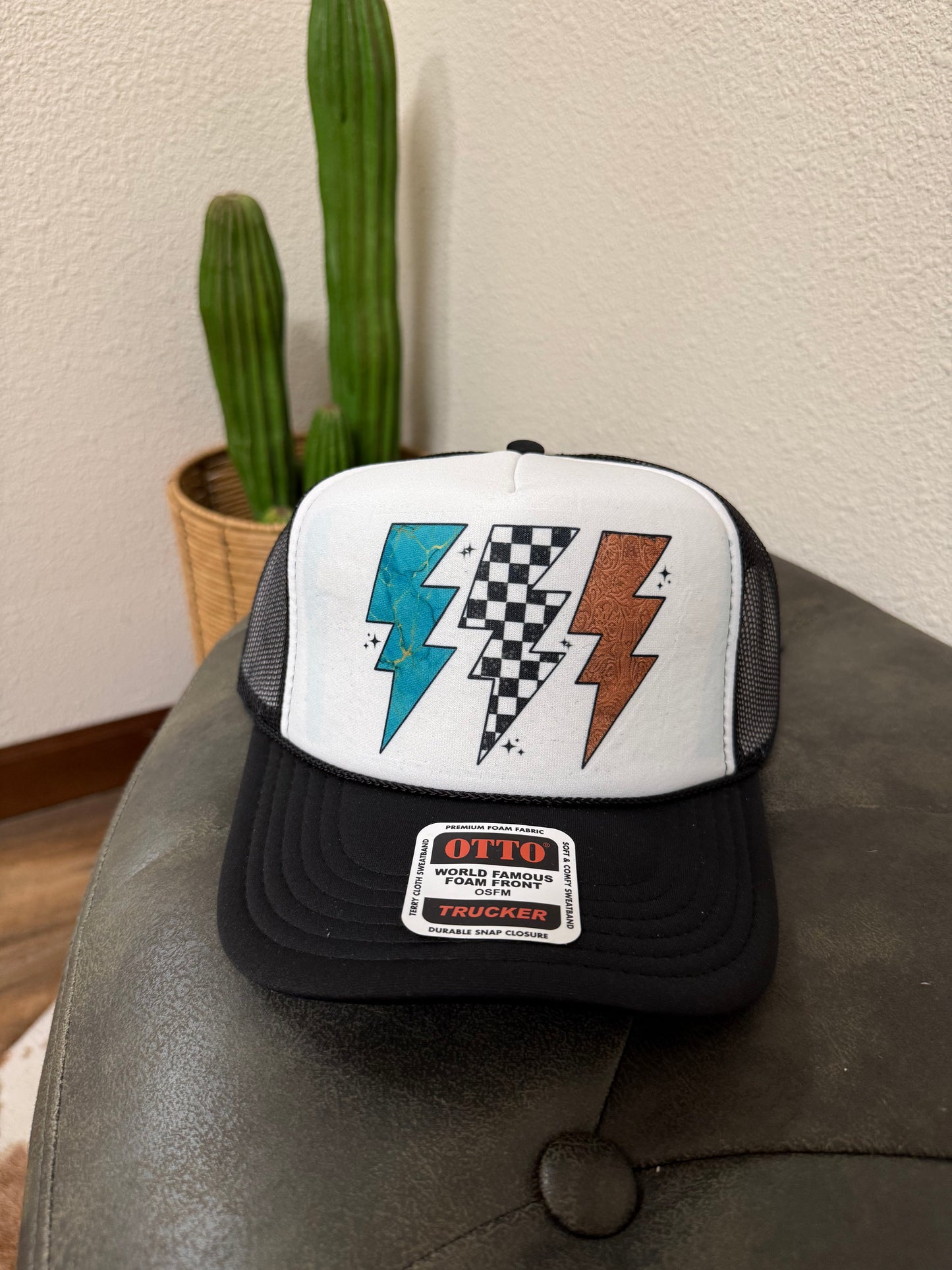 Lightning Bolt Trucker Hat