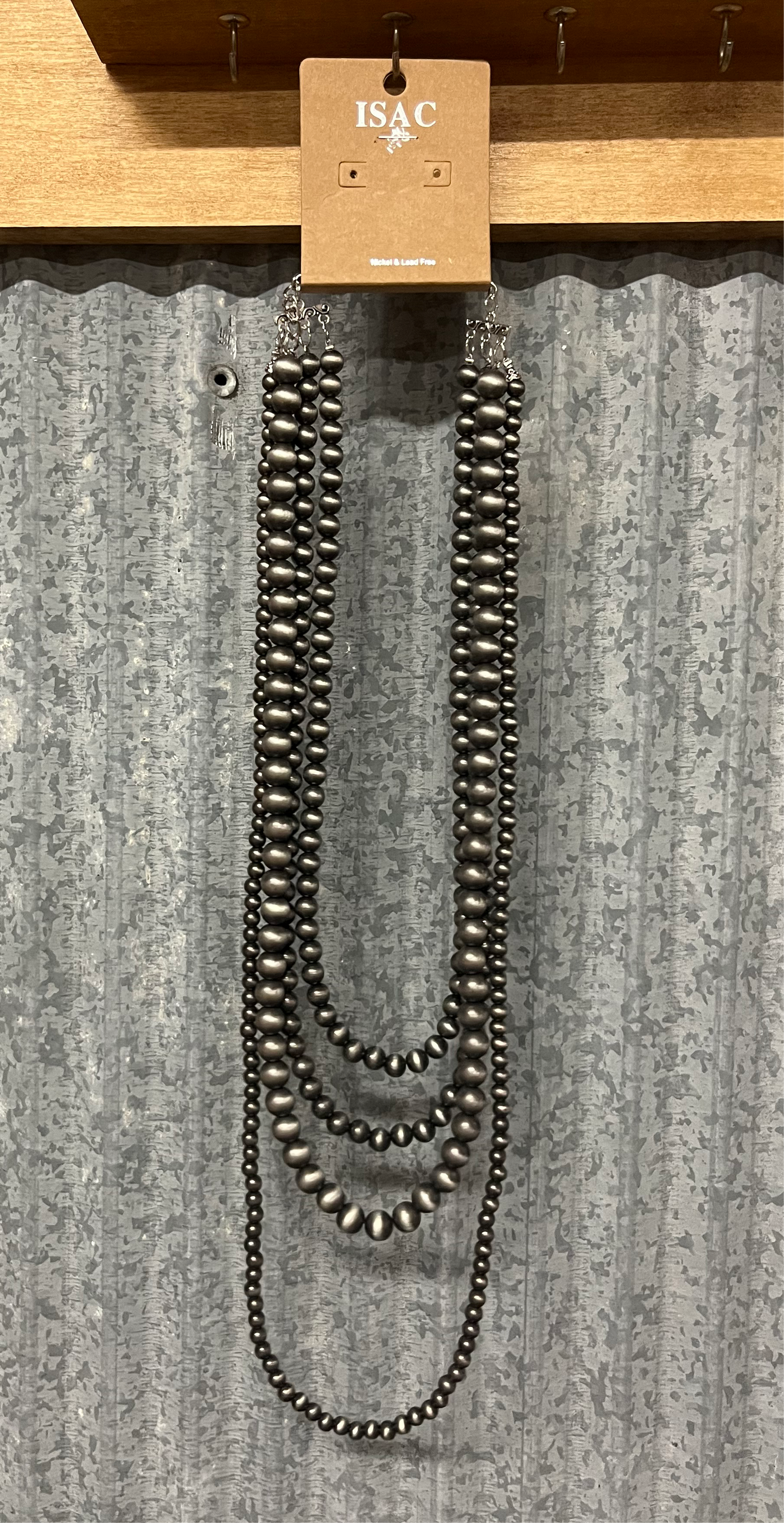 4 Strand Navajo Pearl Necklace