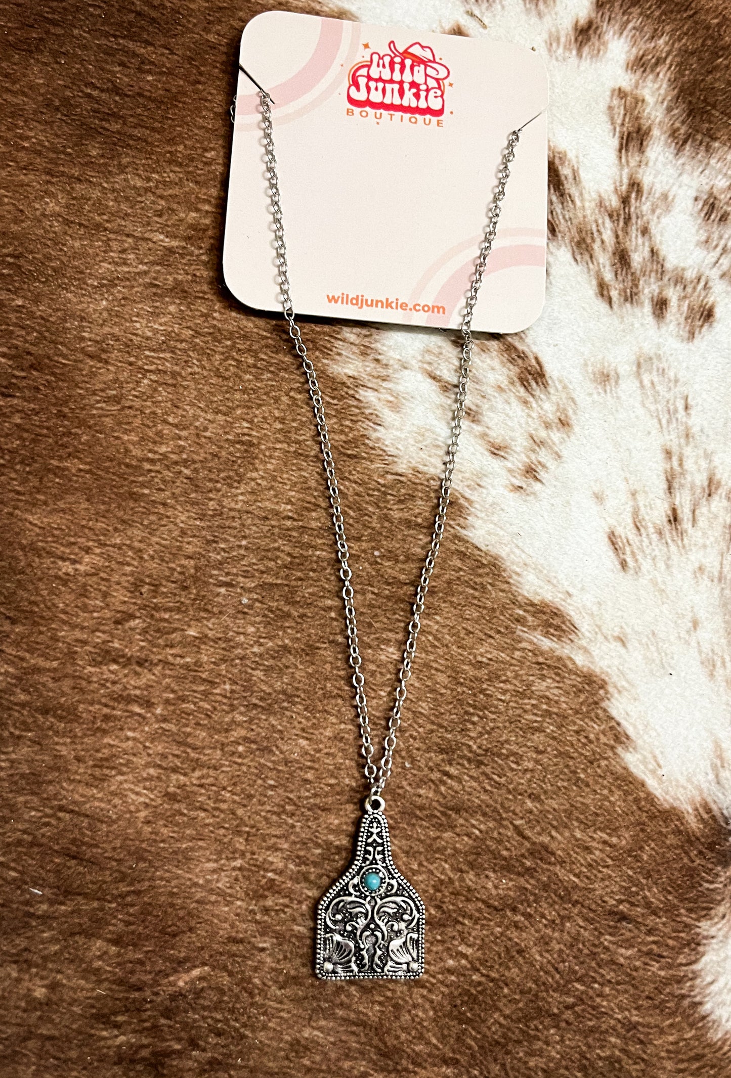 Cattle Tag Necklace