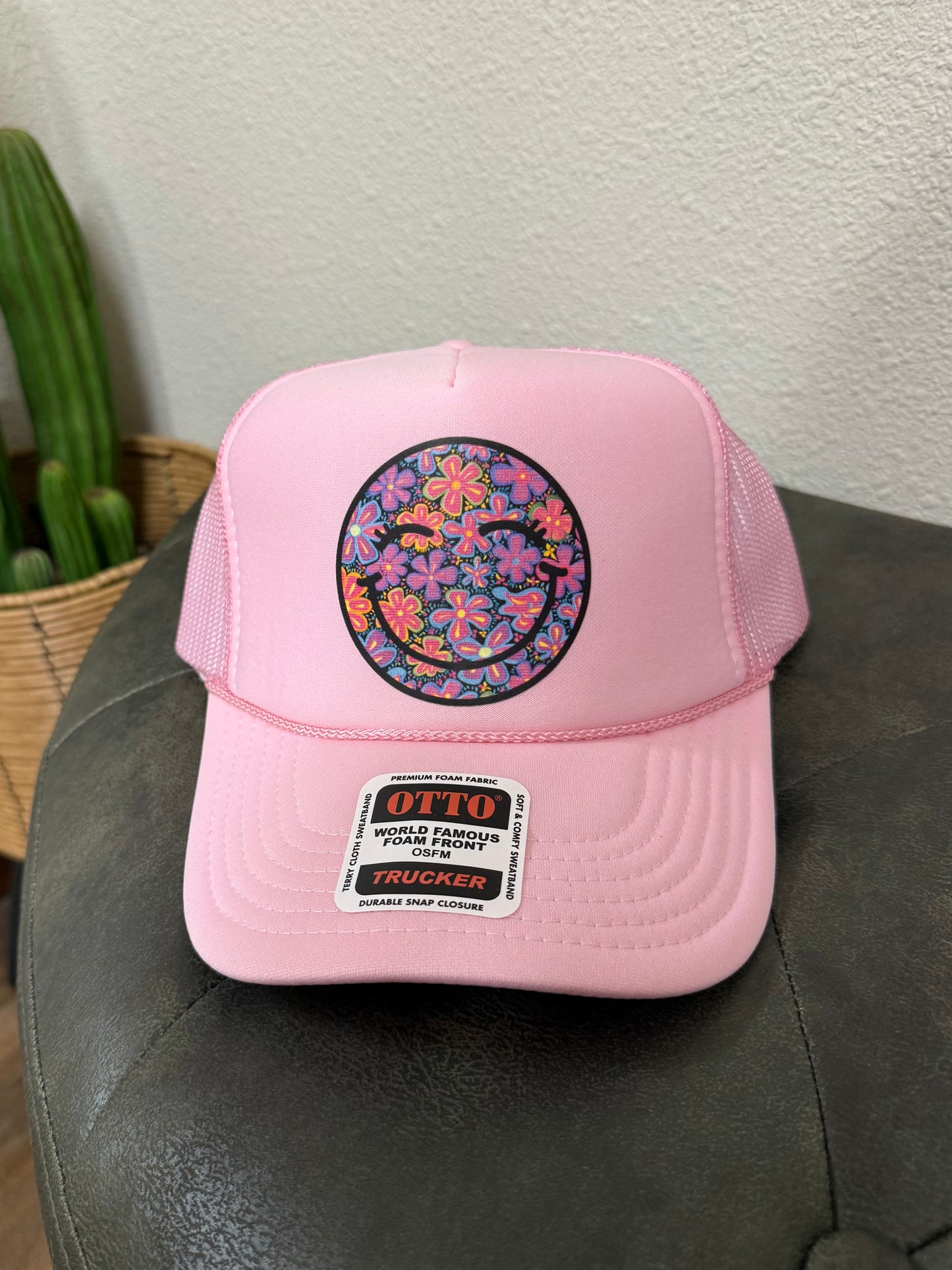 Smiley Trucker Hat