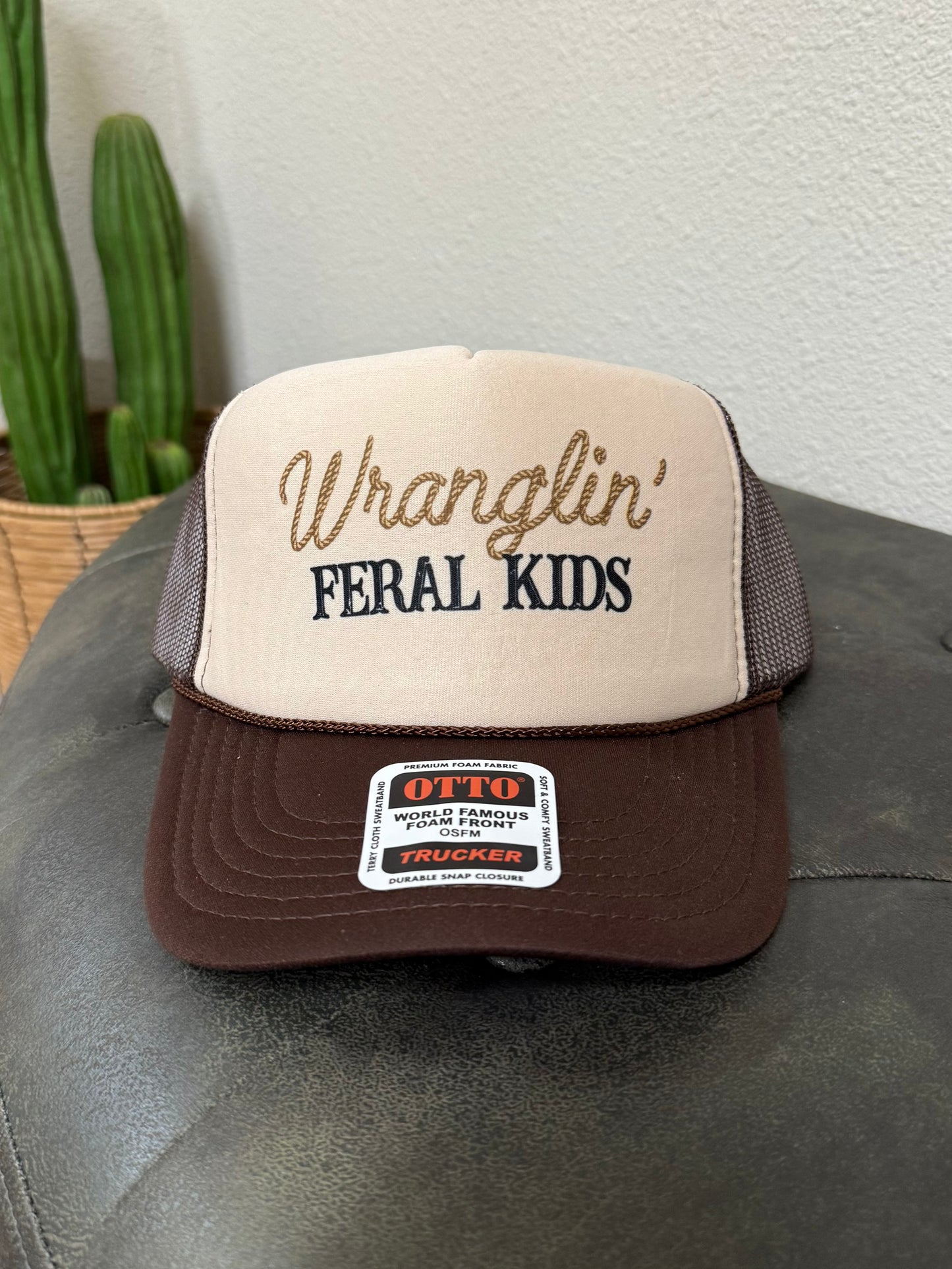Wranglin Feral Kids Trucker Hat