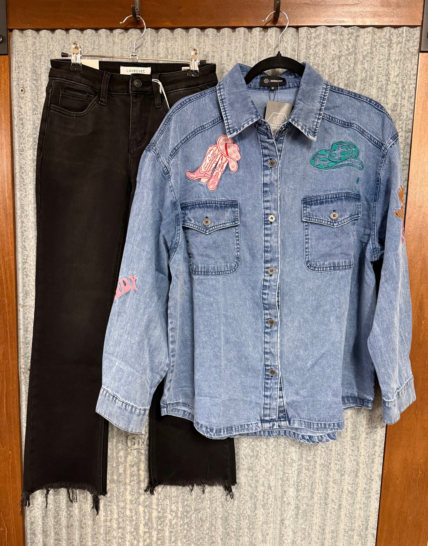 Giddy Up Button Down