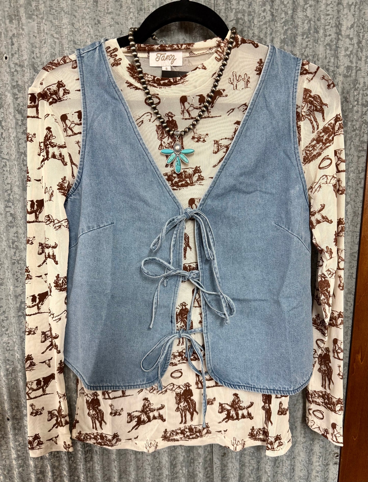 Loretta Denim Vest