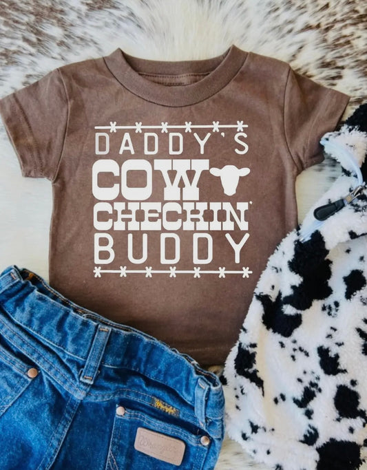 Cow Checkin Buddy Tee