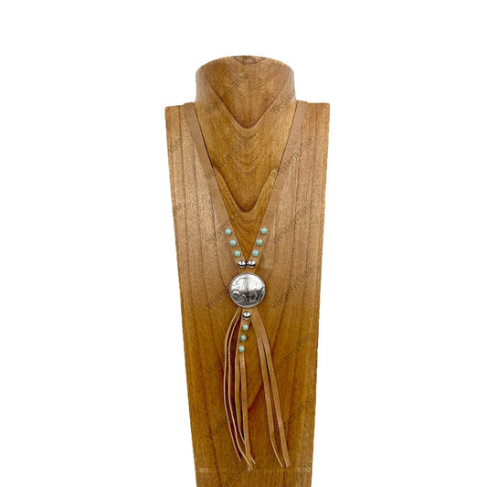 Buffalo Bolo Necklace