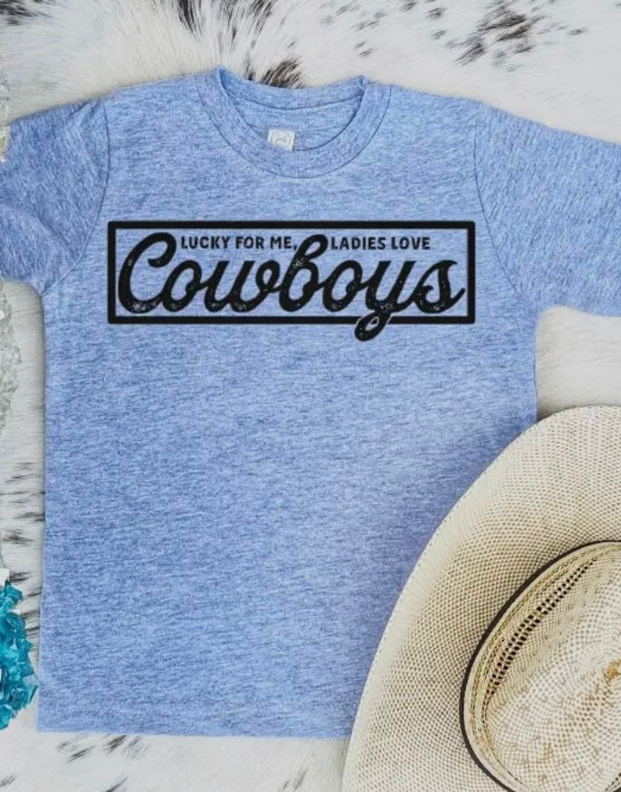 Ladies Love Cowboys Tee