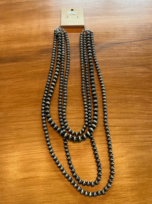 4 Strand Navajo Bead Necklace