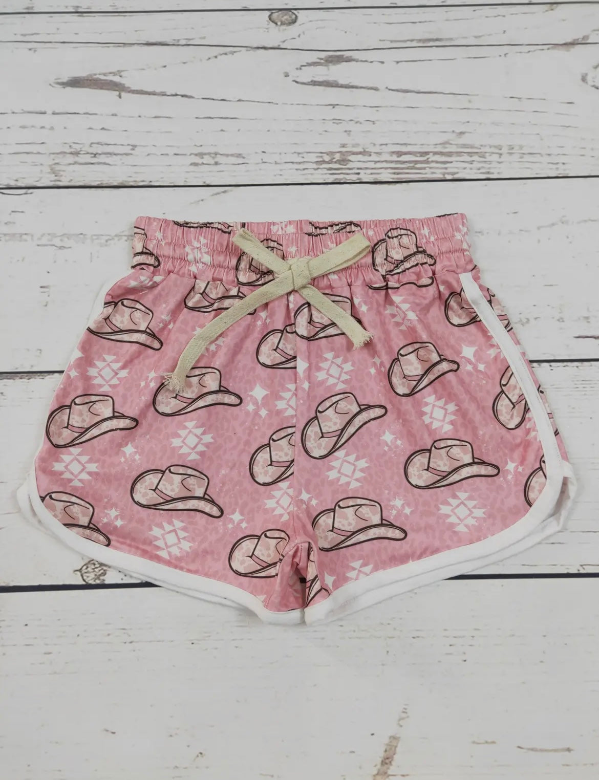 Girls Hat Print Shorts