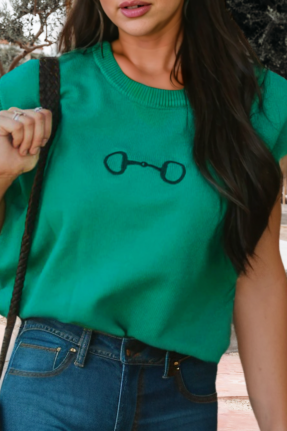 Horse Bit Knit Top