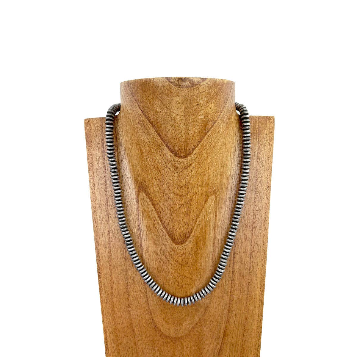 Roundel Pearl Bead Necklace