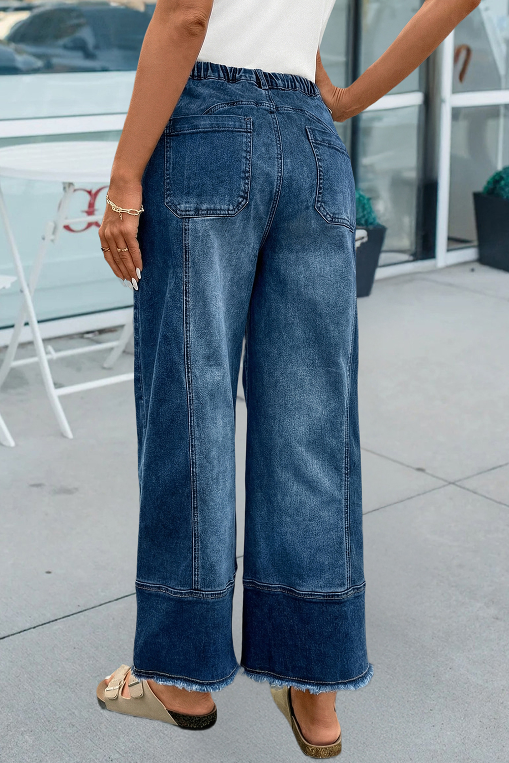 Zoey Denim Drawstring Jeans