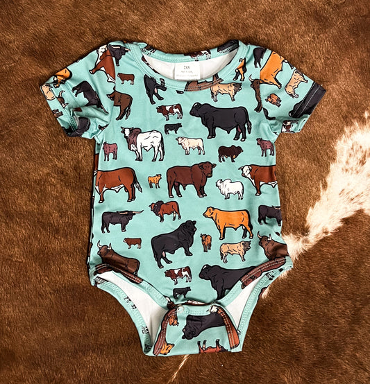 Western Cow Onesie