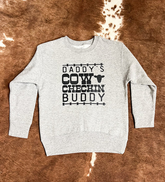 Cow Checkin Buddy Sweatshirt