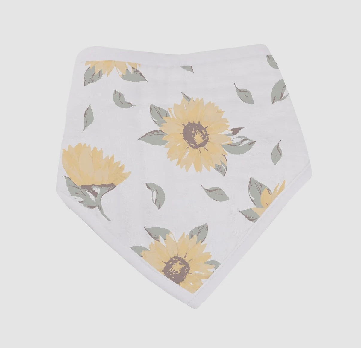 Sunflower Bandana Bib Set