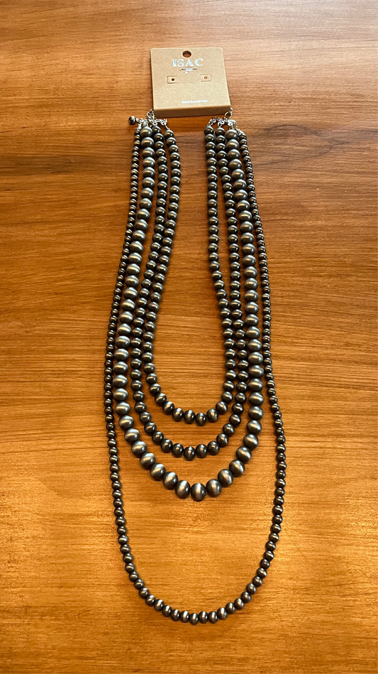 4 Strand Navajo Pearl Necklace