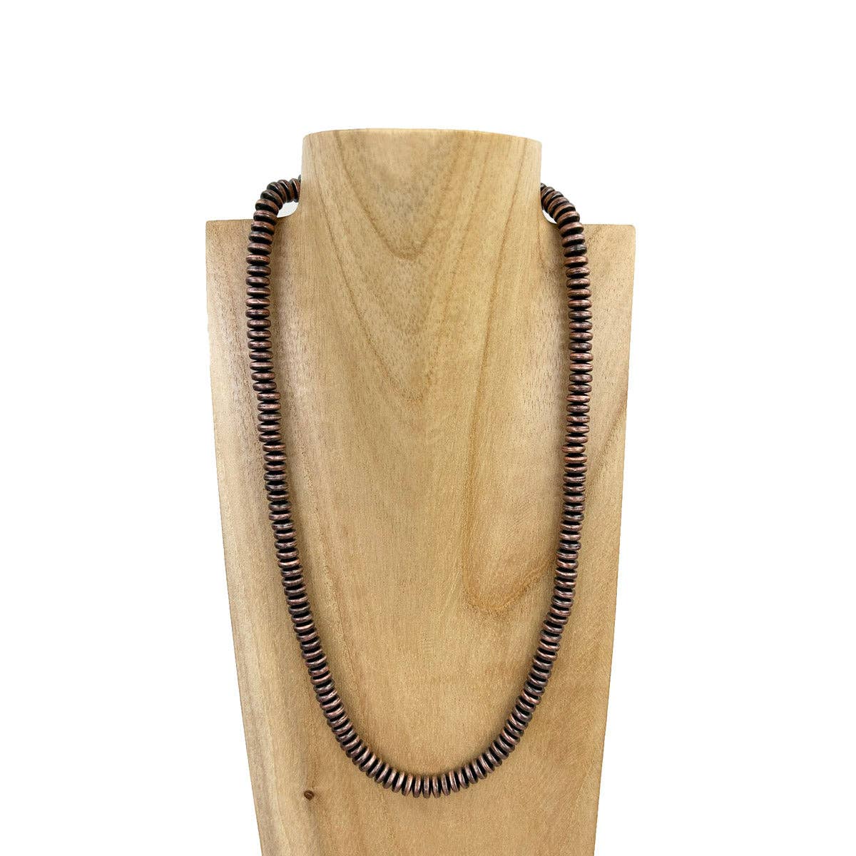 Roundel Copper Pearl Necklace