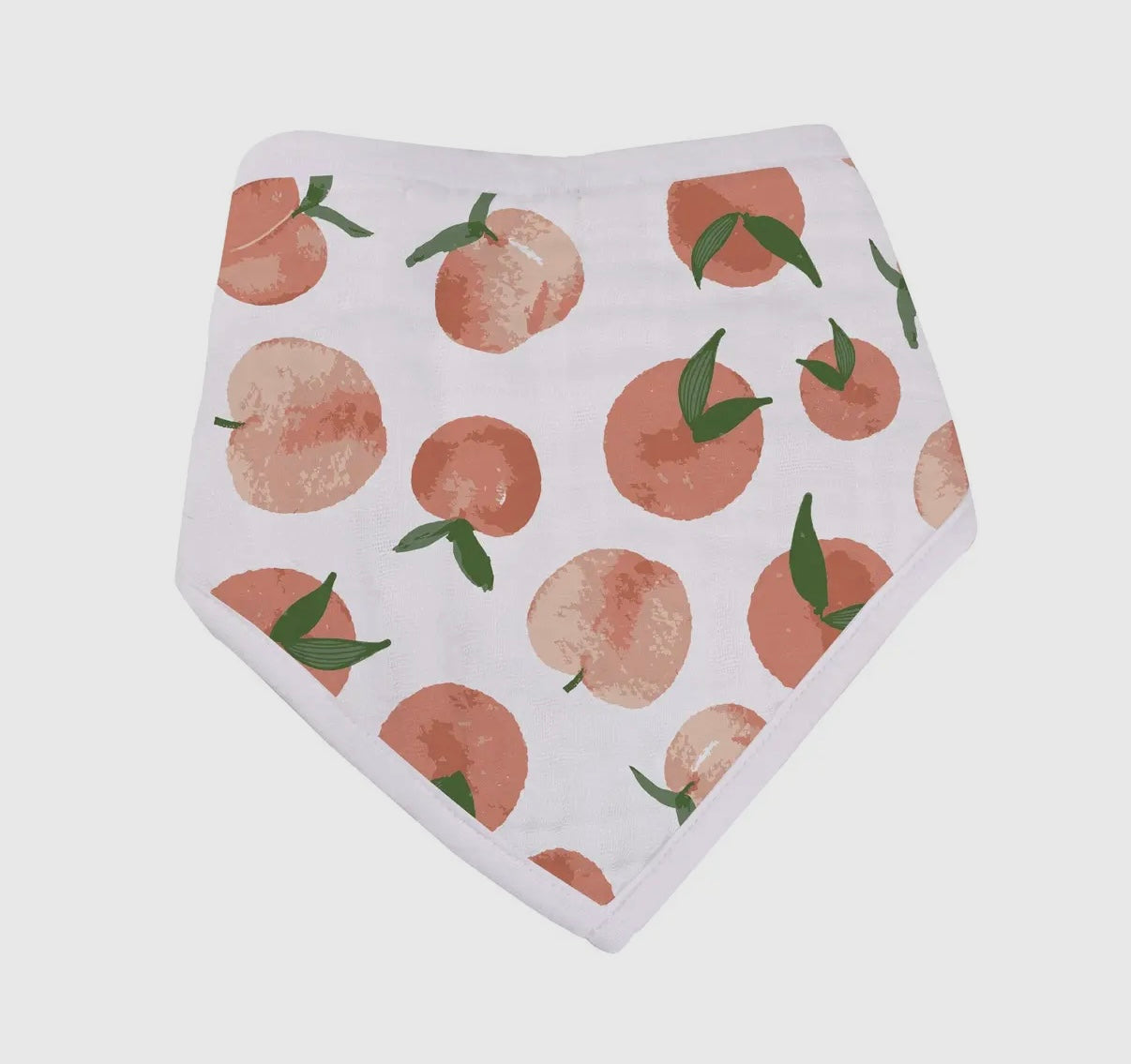 Sweet Peach Bandana Bib Set