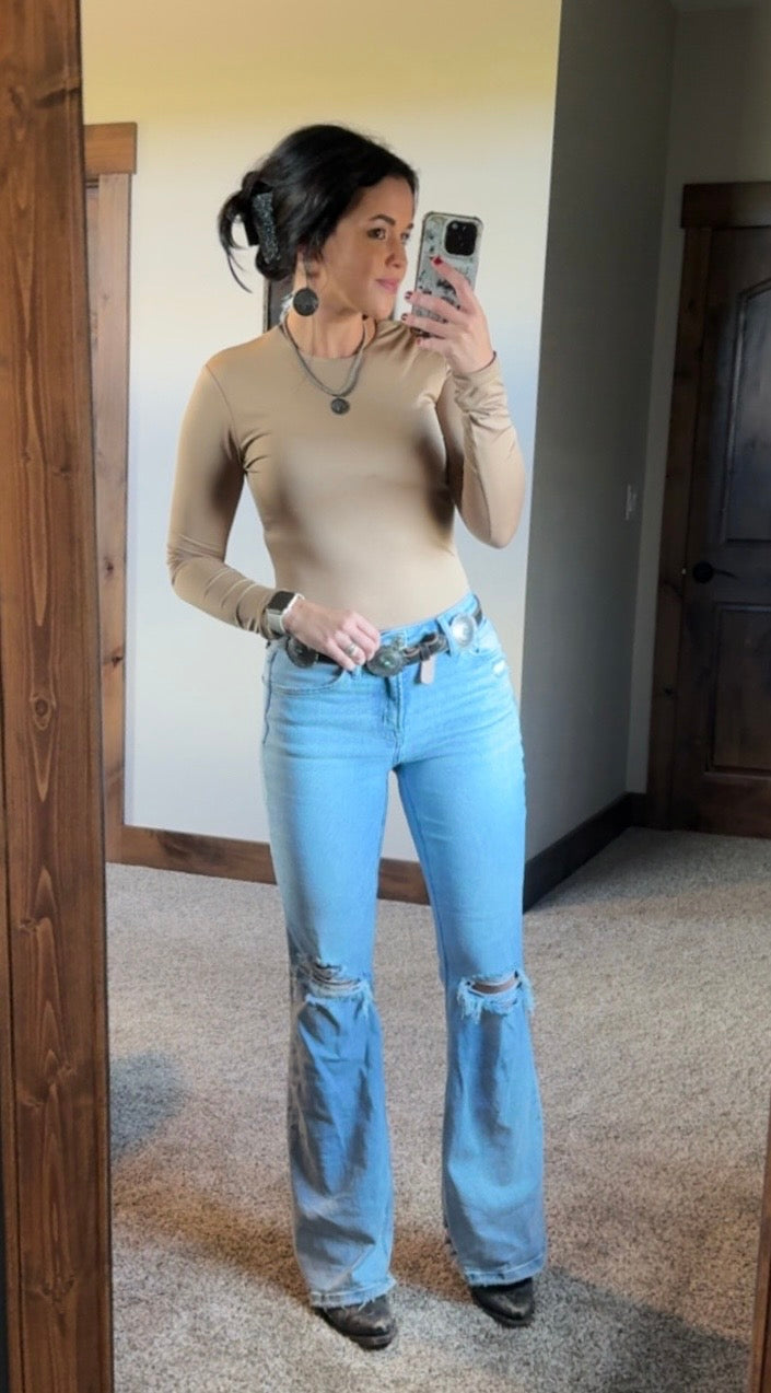 Basic Long Sleeve-Camel