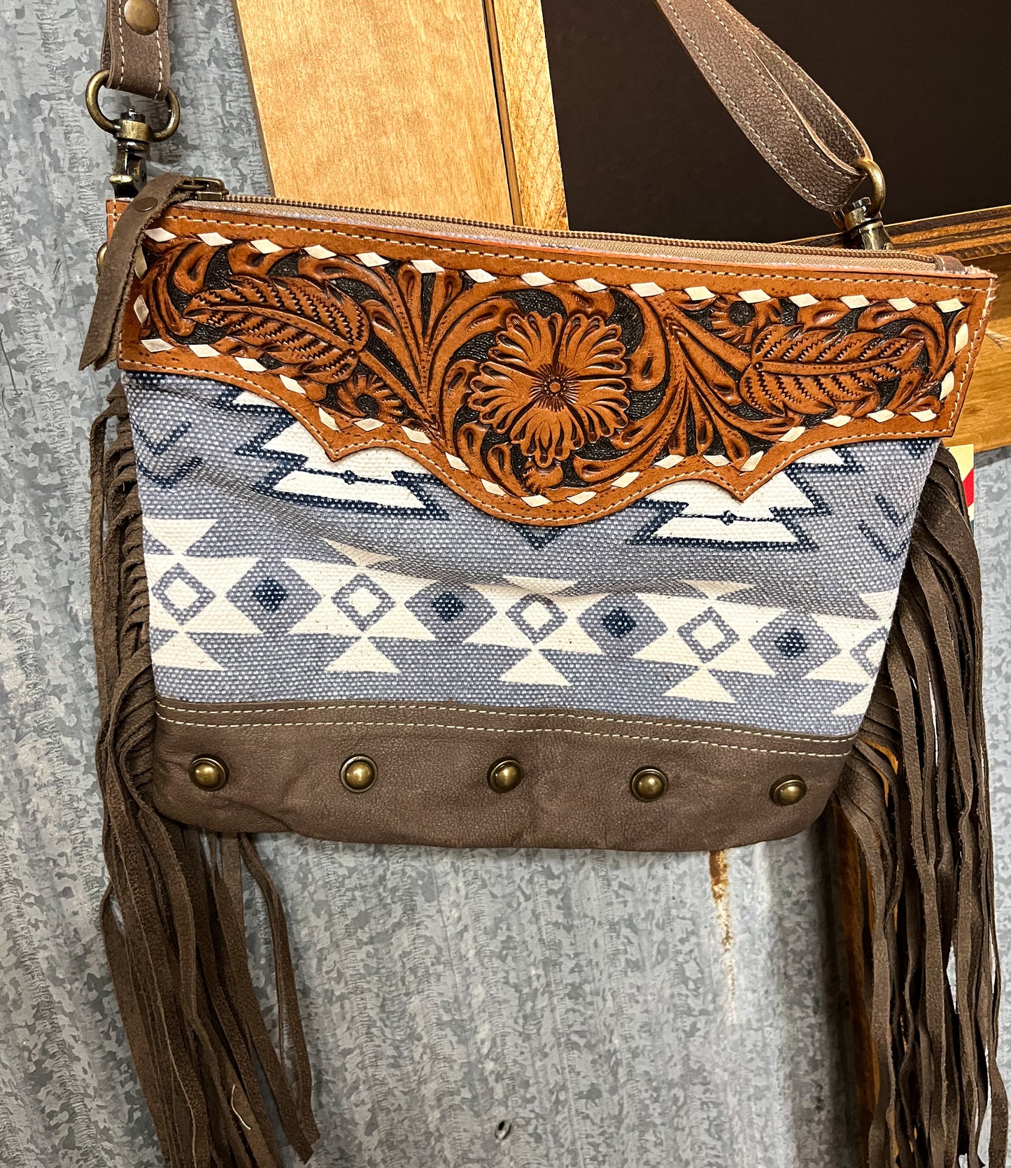 Leather/Canvas Bag