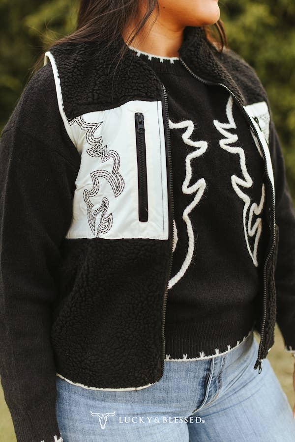 Sherpa Boot Stitch Vest