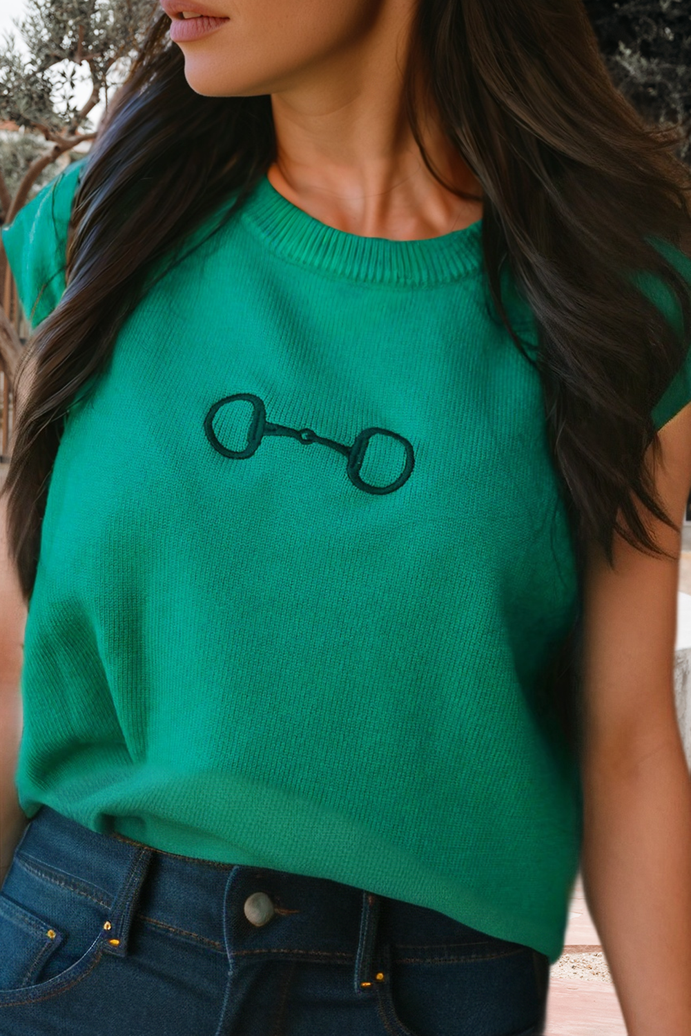 Horse Bit Knit Top