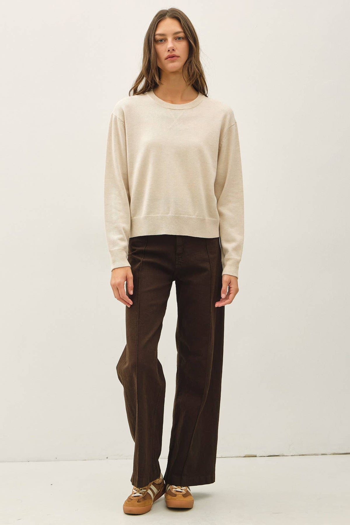 Kendell Top-Oatmeal