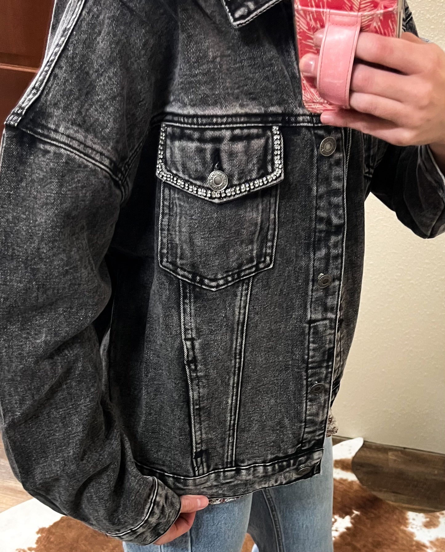 Charcoal Denim Jacket