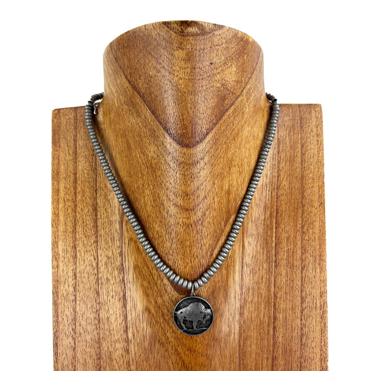 Buffalo Pendent Necklace