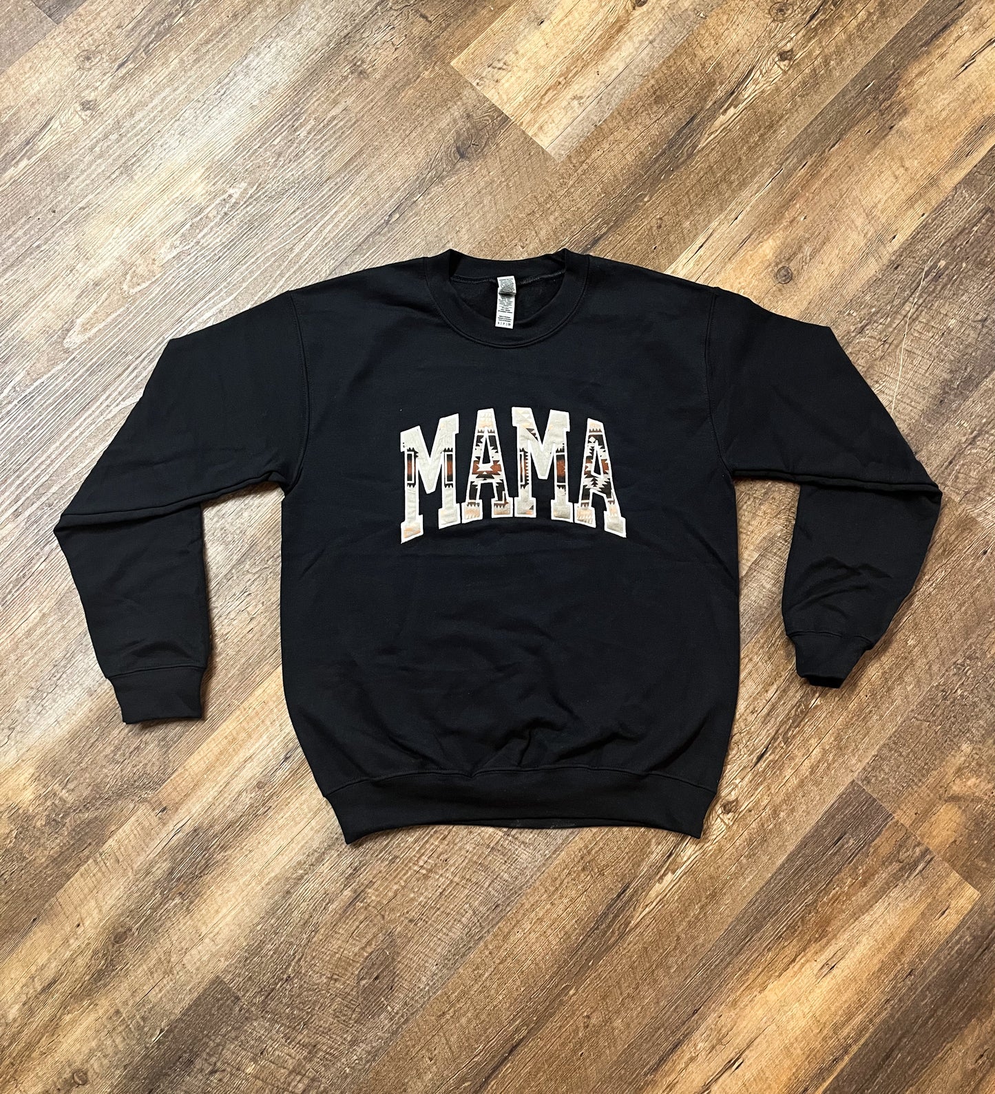 Mama Pendleton Crew-black