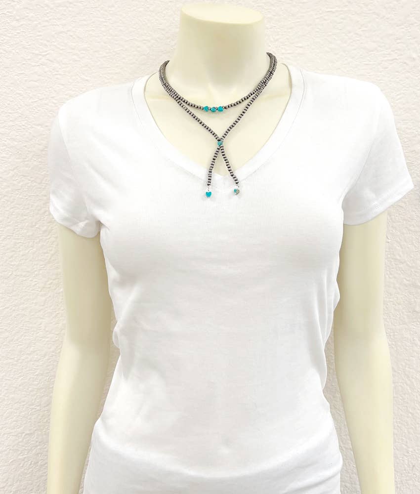 Heart Tassel Necklace