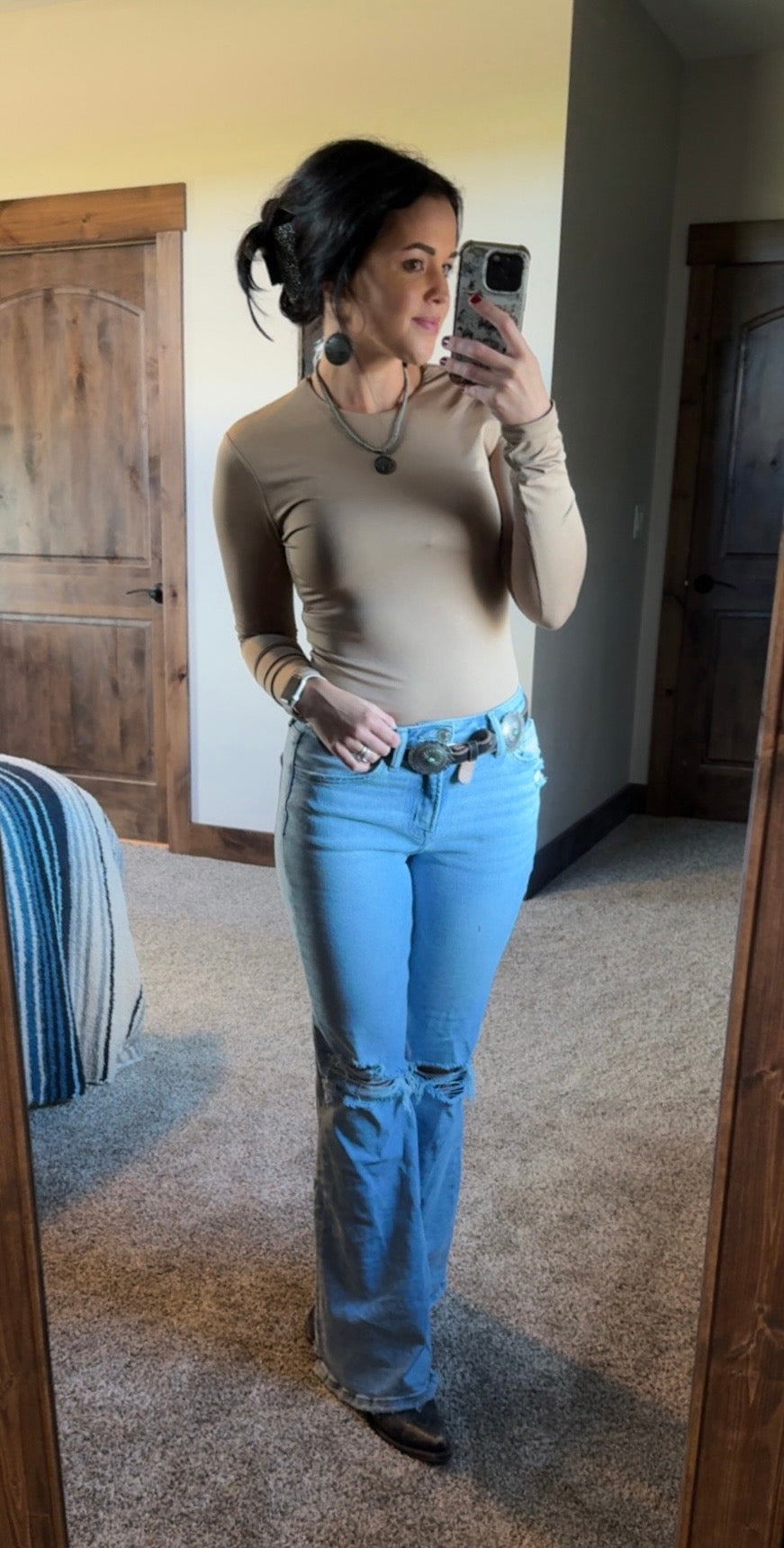Basic Long Sleeve-Camel