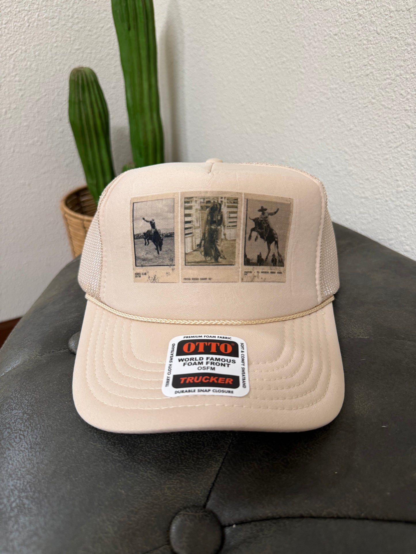 Rodeo Trio Vintage Trucker Hat