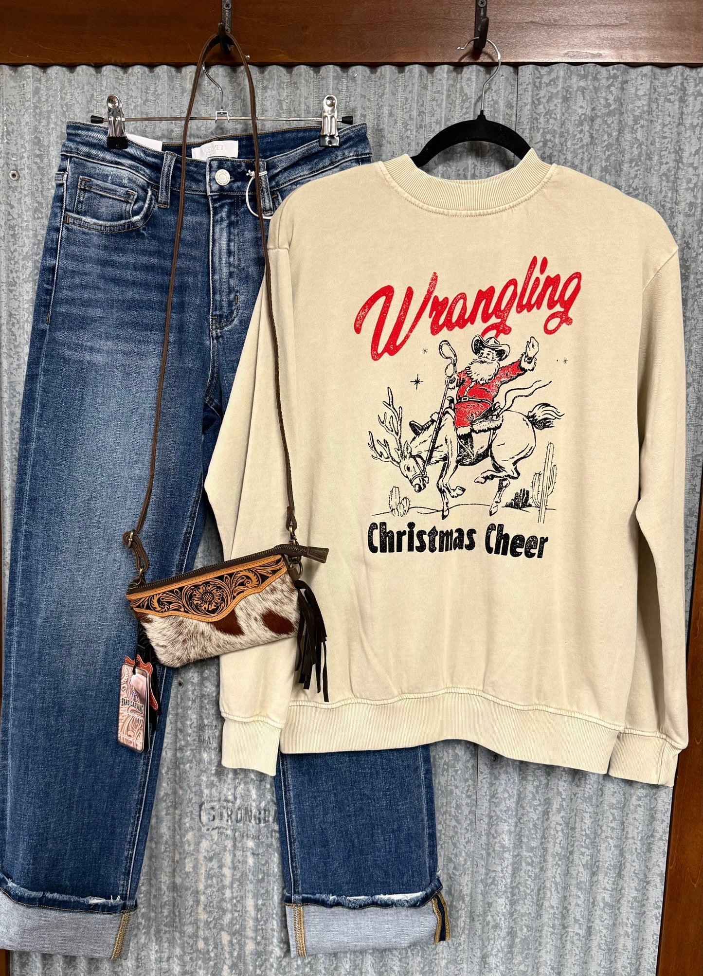Wranglin Cheer Crewneck