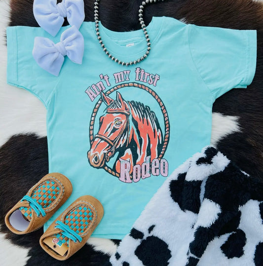 Ain't My 1st Rodeo-Girls Tee