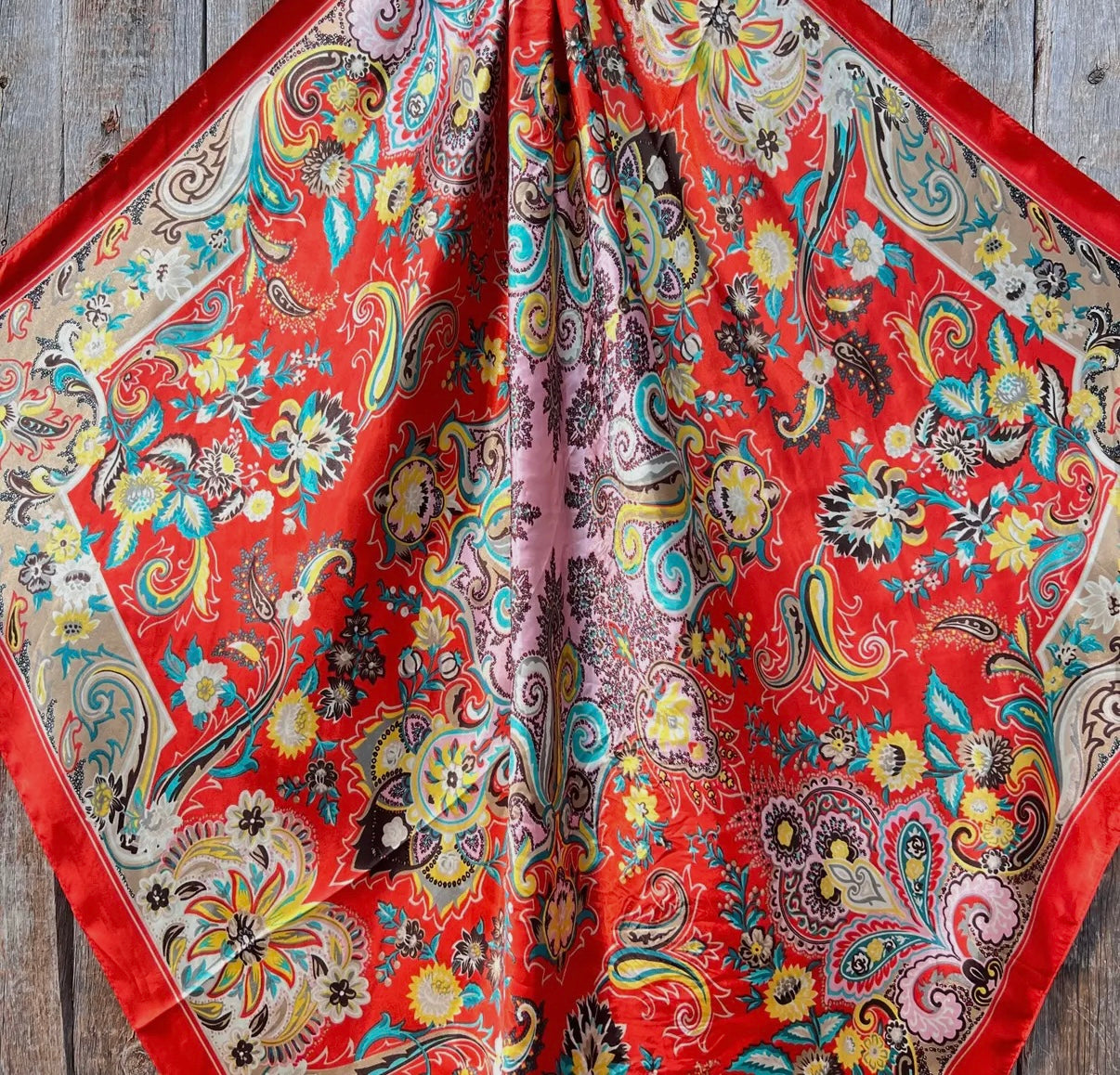 70s Paisley Wild Rag