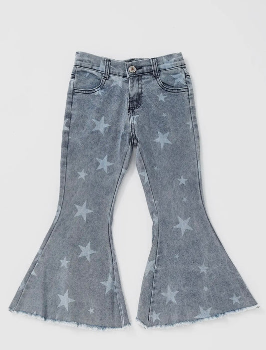 Star flare jeans