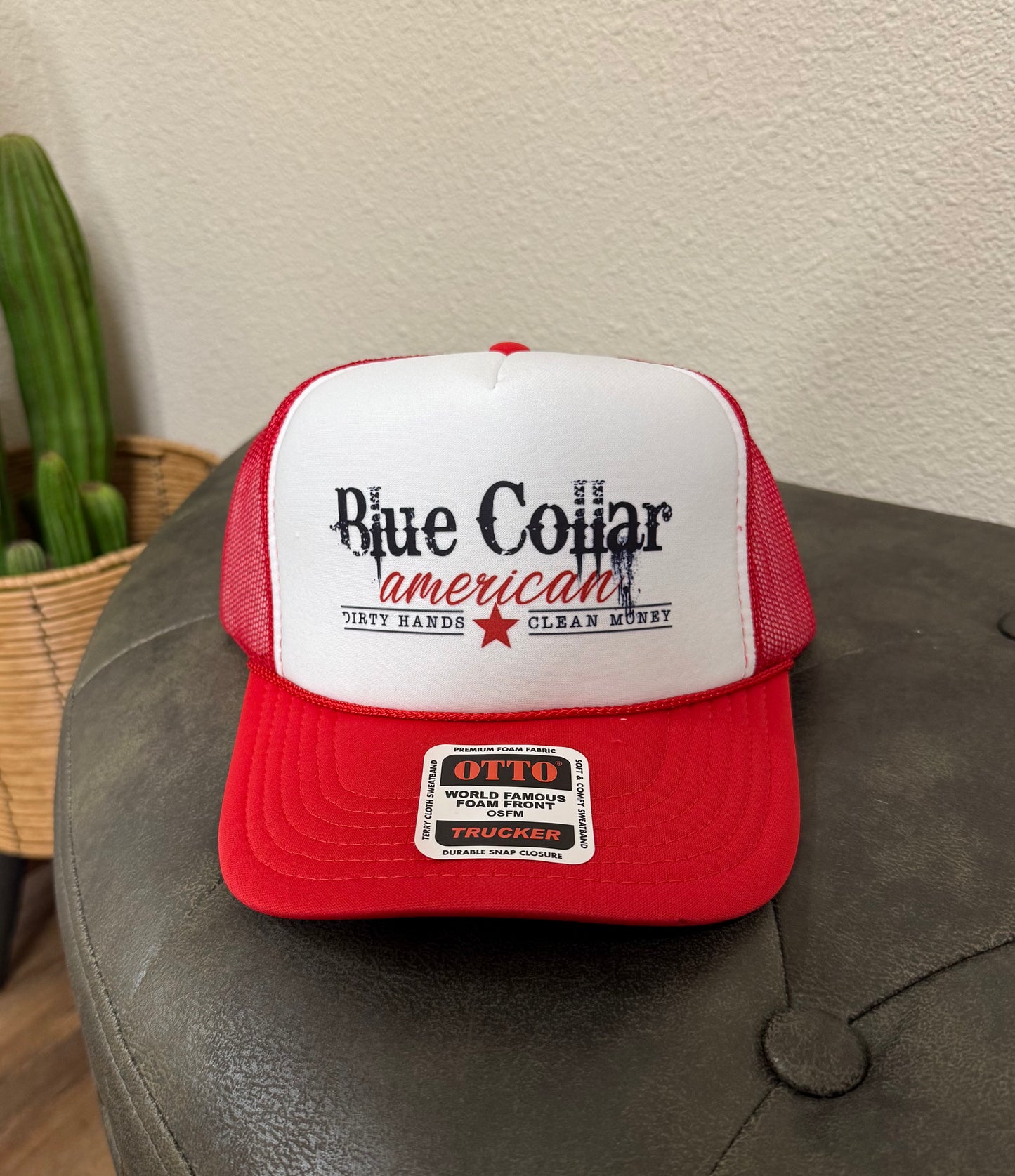 Blue Collar Trucker Hat