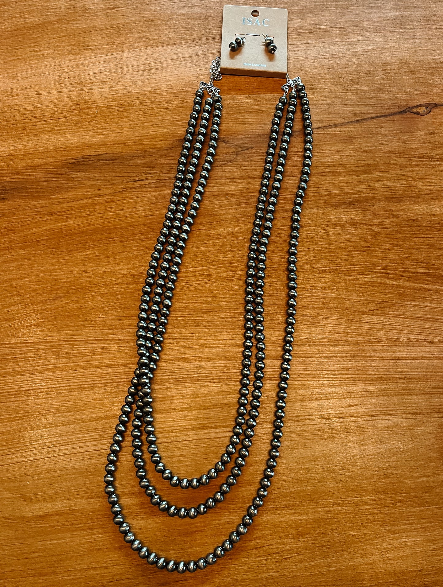 3 Strand Navajo Pearl Necklace