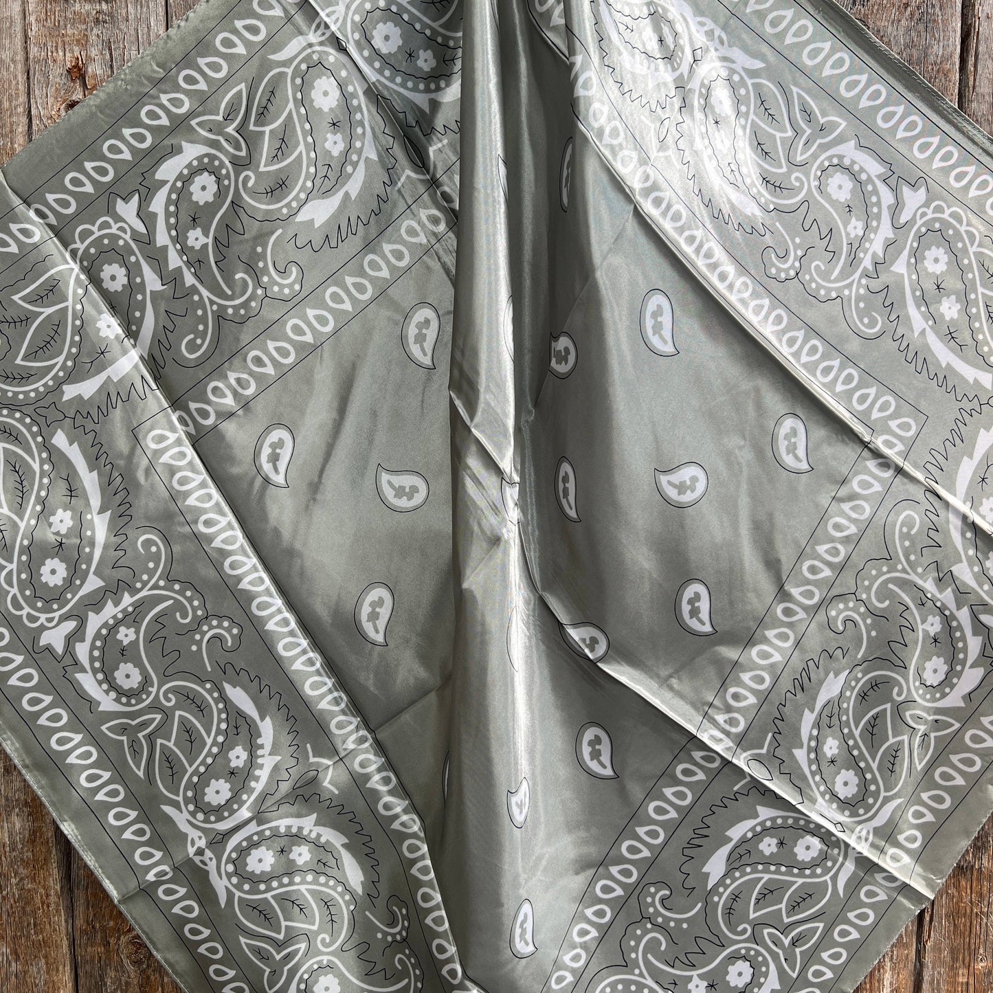 Sage Paisley Wild Rag