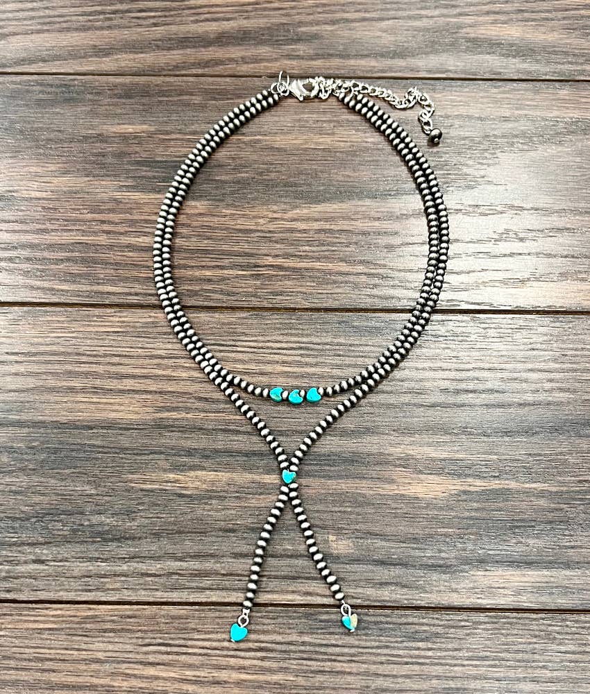 Heart Tassel Necklace