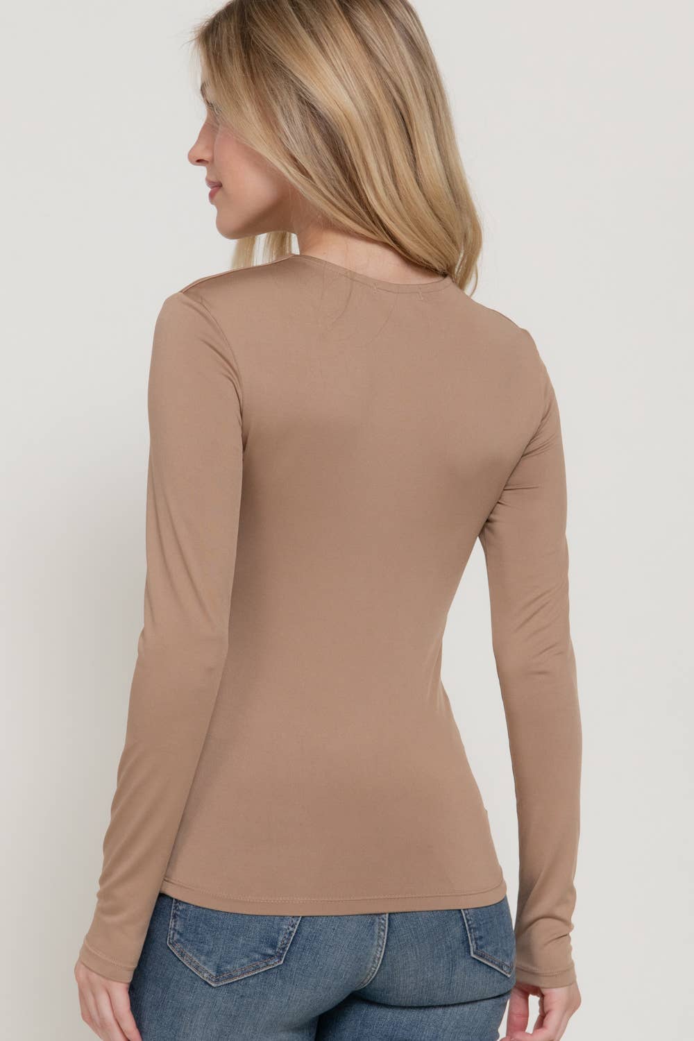 Basic Long Sleeve-Camel