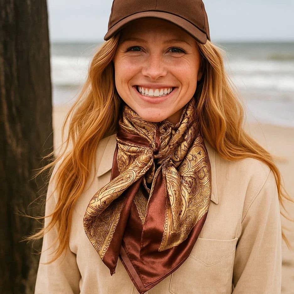 Earth Tones Paisley Wild Rag