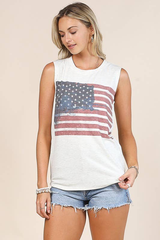 American Flag Tank